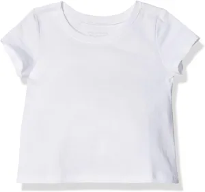 The Children's Place Baby Girls' and Toddler Short Sleeve Basic Layering T-Shirt