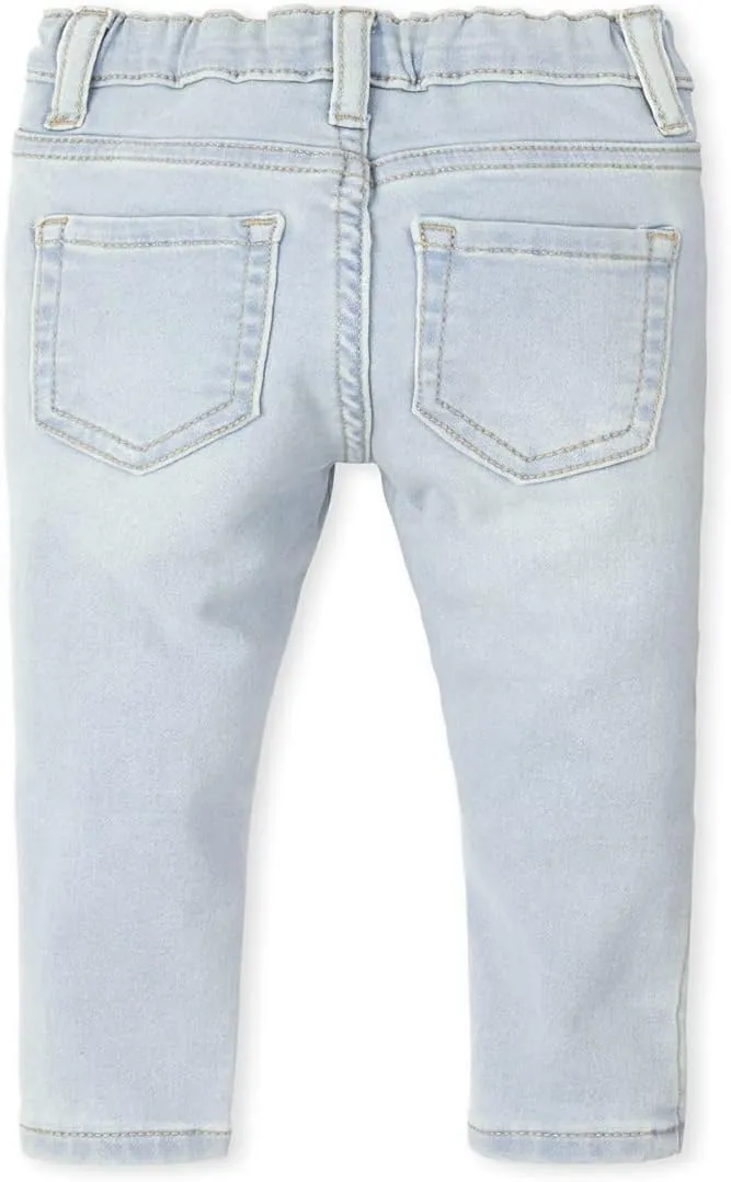 The Children's Place Baby Girls' and Toddler Super-Soft Stretch Denim Jeggings