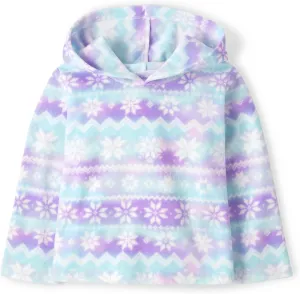 The Children's Place Baby Toddler Girl Warm Fleece Hooded Pullover