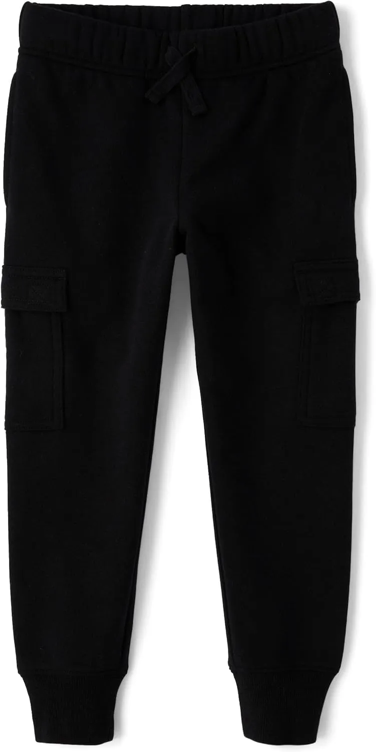 The Children's Place Boys' Active Performance Fleece Jogger Pants