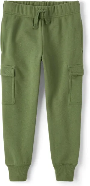 The Children's Place Boys' Active Performance Fleece Jogger Pants
