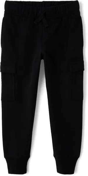 The Children's Place Boys' Active Performance Fleece Jogger Pants