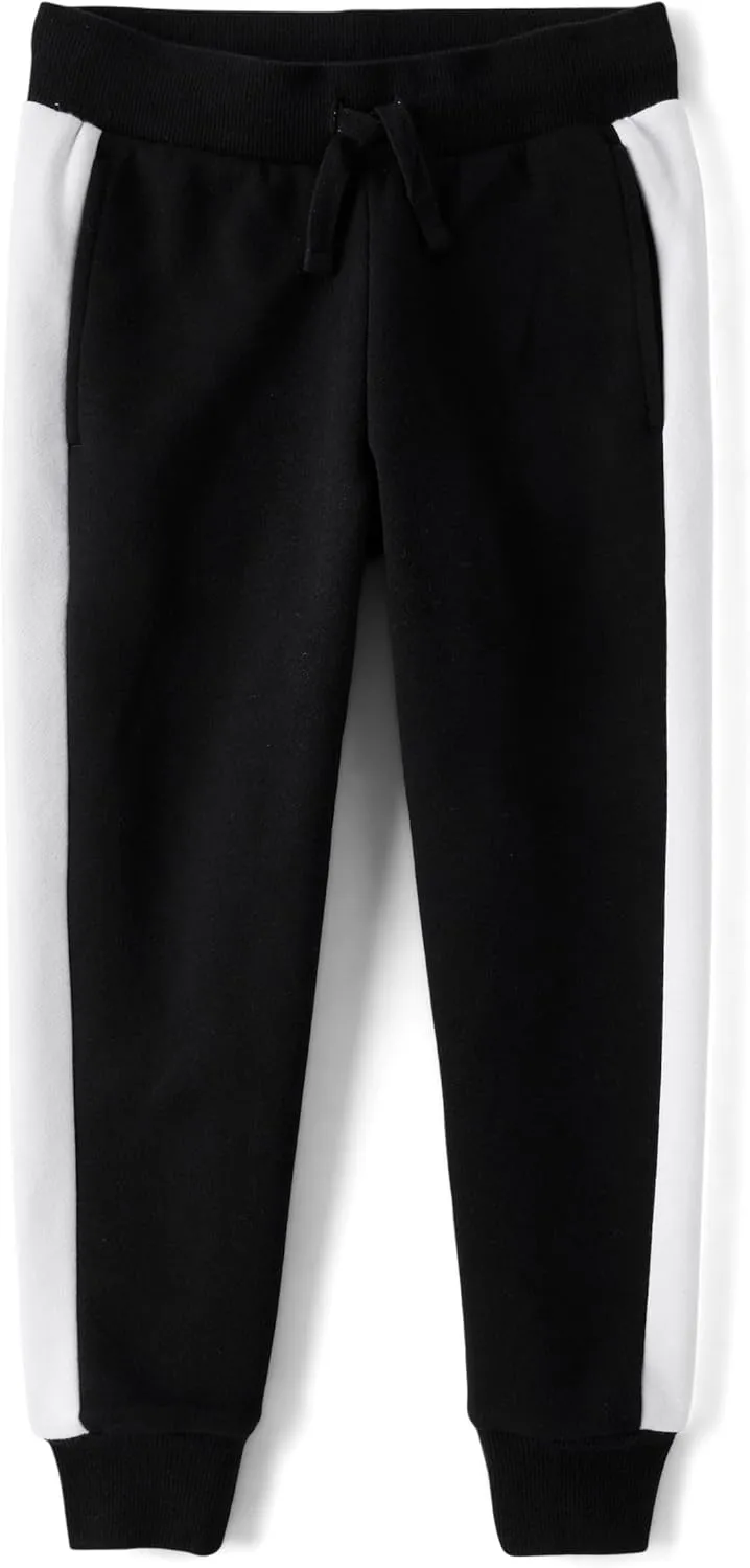 The Children's Place Boys' Active Performance Fleece Jogger Pants