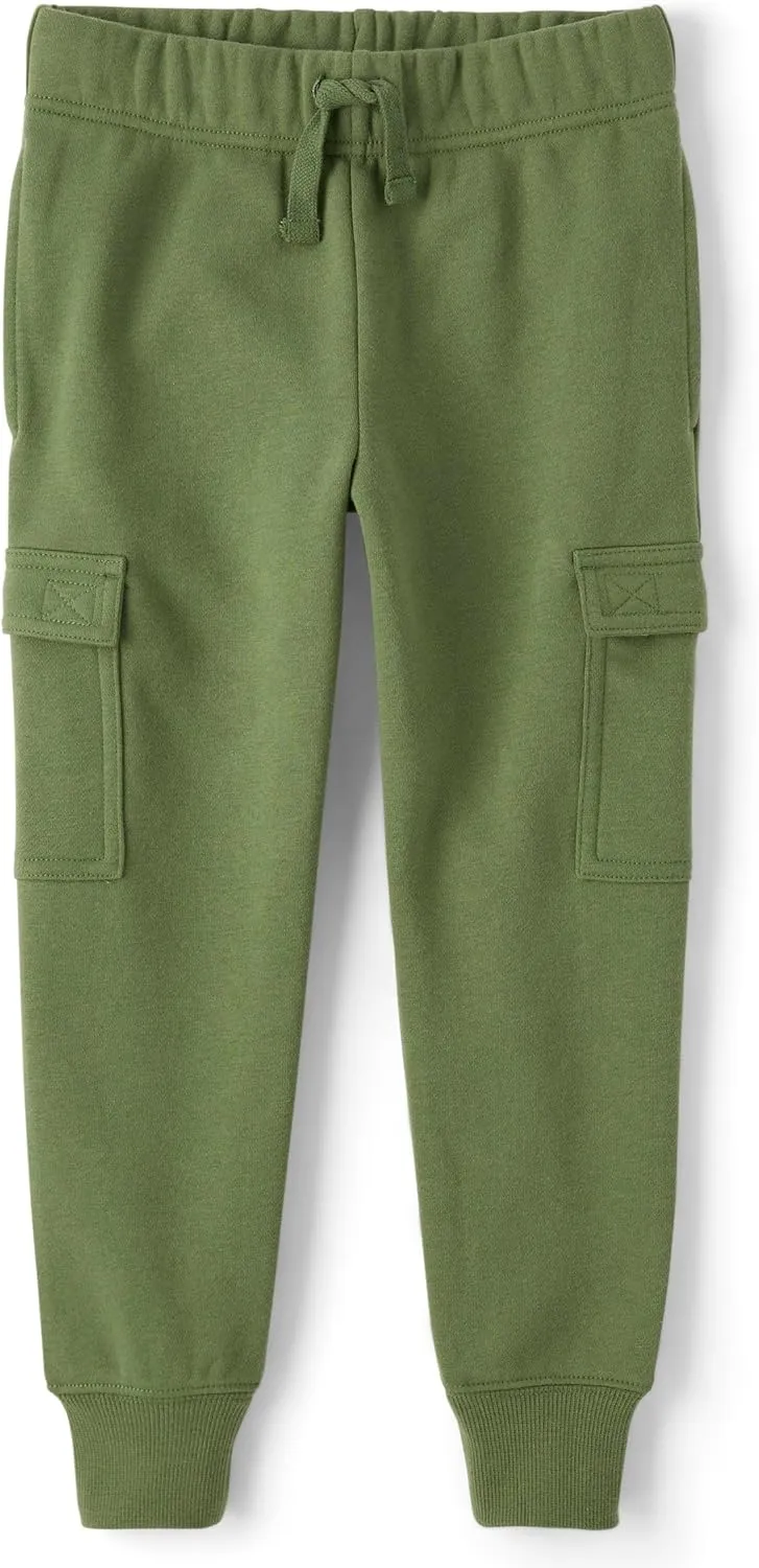 The Children's Place Boys' Active Performance Fleece Jogger Pants