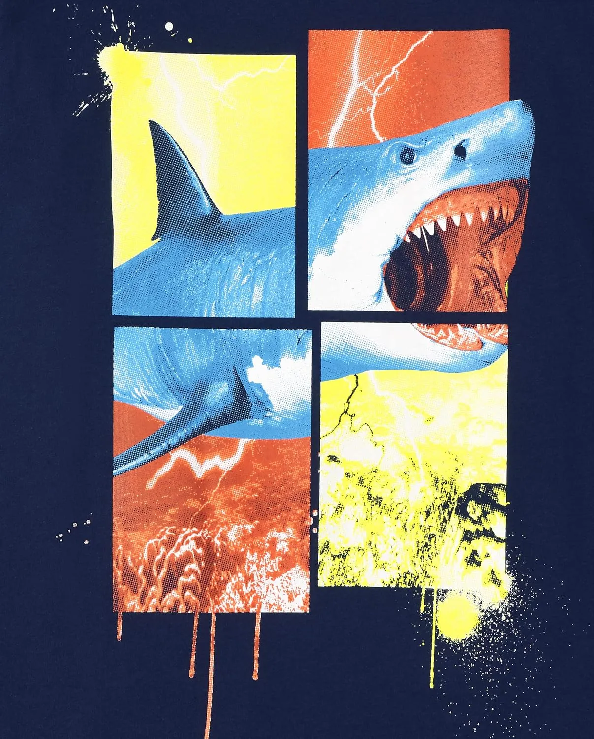 The Children's Place Boys' Dino Long Sleeve Graphic T-Shirts,multipacks