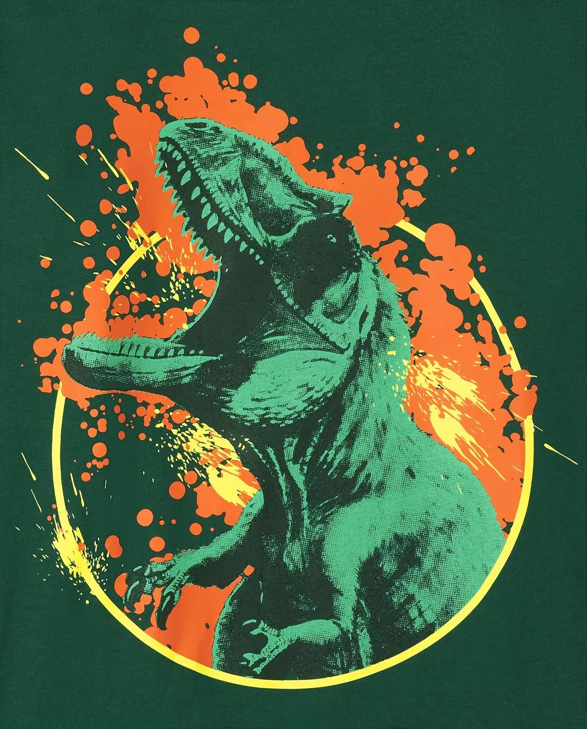 The Children's Place Boys' Dino Long Sleeve Graphic T-Shirts,multipacks