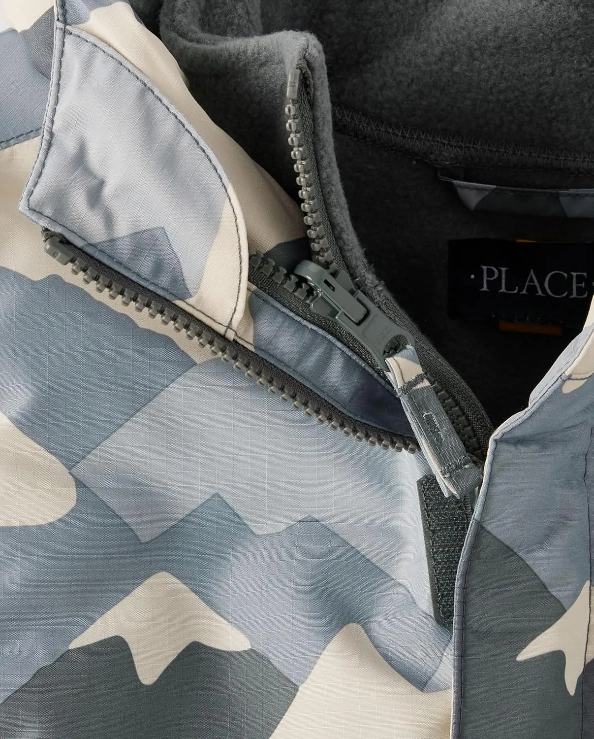 The Children's Place Boys' Heavy 3 in 1 Winter Jacket, Wind Water-Resistant Shell, Fleece Inner