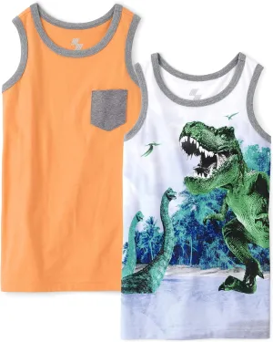 The Children's Place Boys' Pocket Tank Top 2-Pack