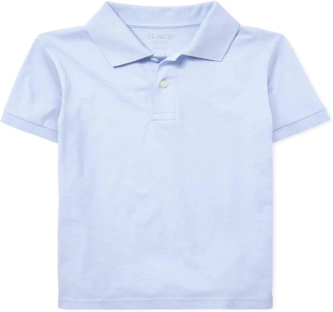 The Children's Place Boys' Short Sleeve Soft Jersey Knit Polos