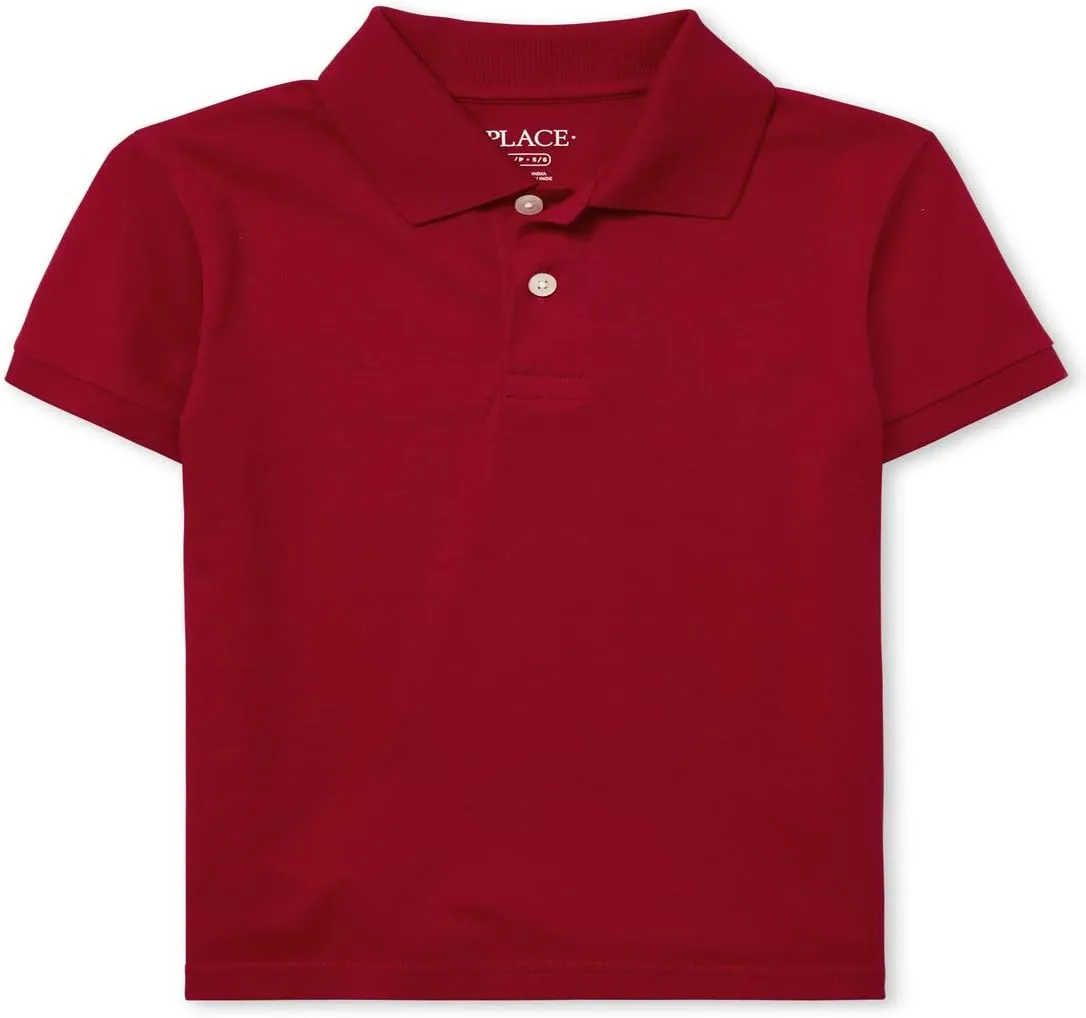The Children's Place Boys' Short Sleeve Soft Jersey Knit Polos