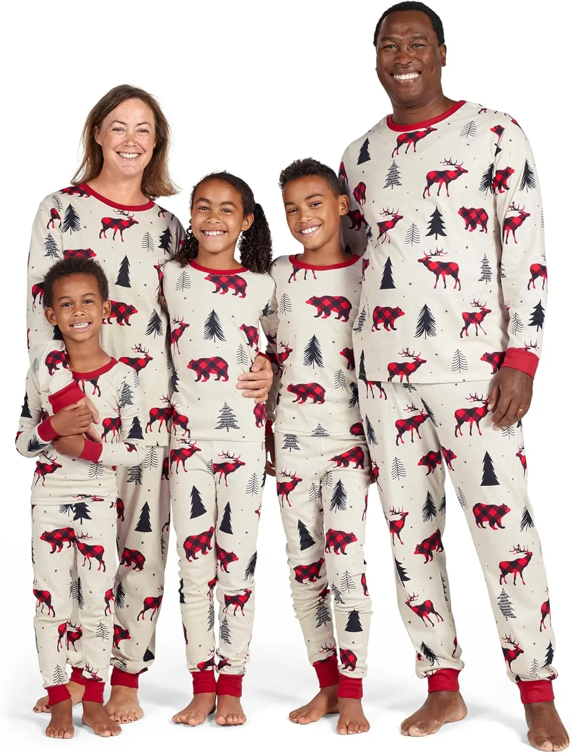 The Childrens Place Family Matching, Christmas and Holiday Pajama Sets, Cotton