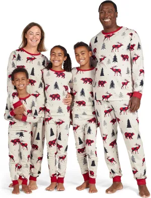 The Childrens Place Family Matching, Christmas and Holiday Pajama Sets, Cotton