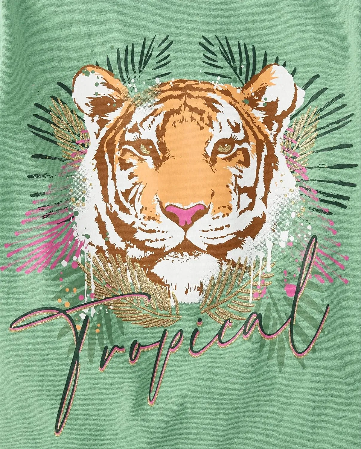 The Children's Place Girls' Animal Short Sleeve Graphic T-Shirts, Multipack