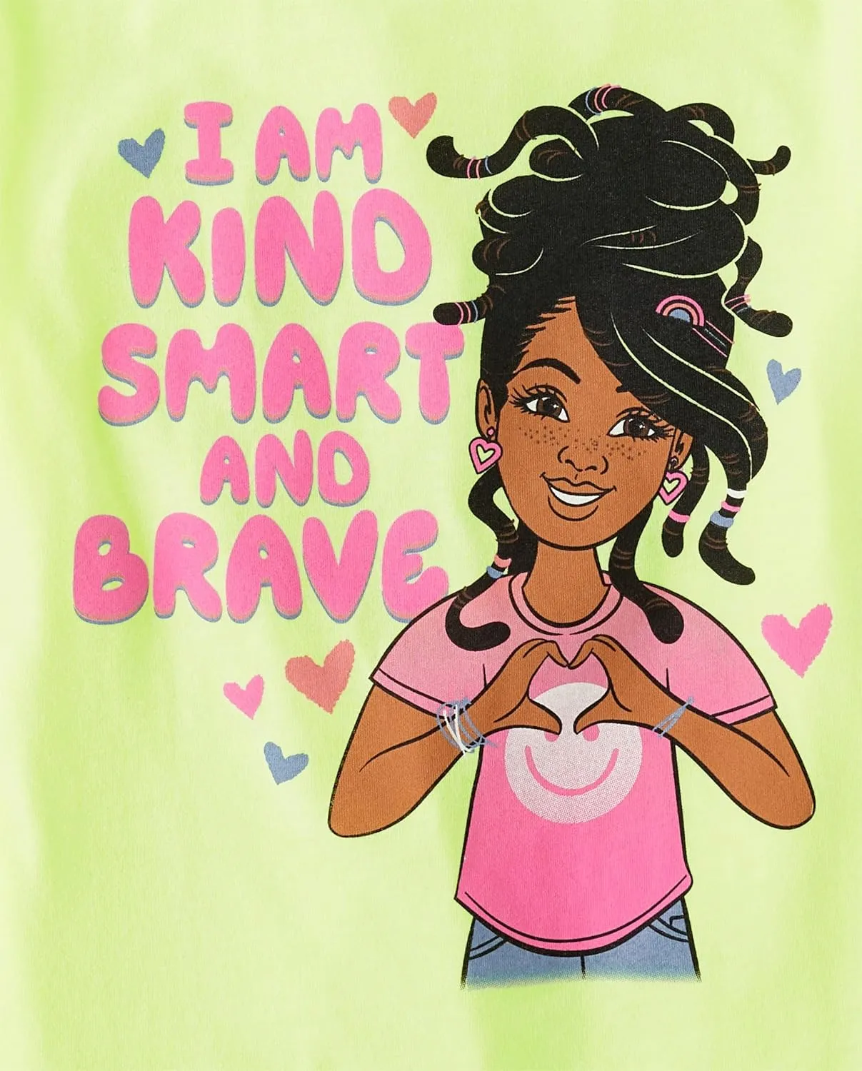 The Children's Place Girls' Kindness, Love, Equality Short Sleeve Graphic T-Shirts, Multipack