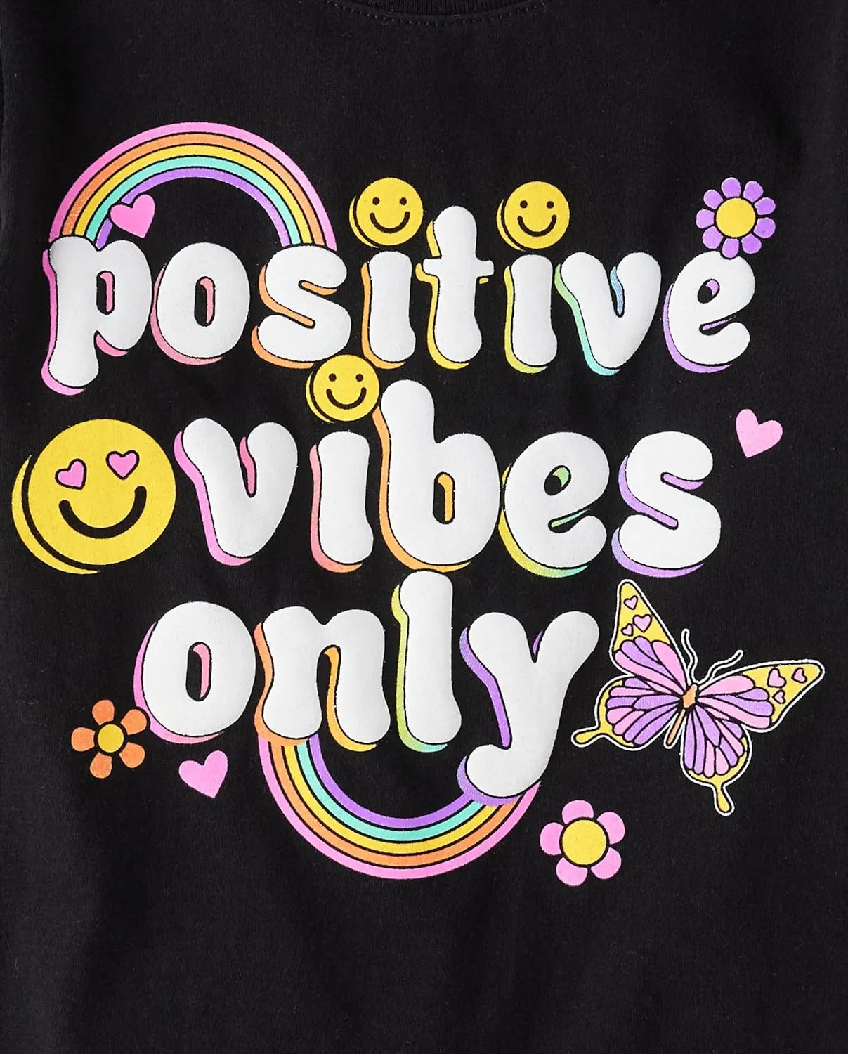 The Children's Place Girls' Kindness, Love, Equality Short Sleeve Graphic T-Shirts, Multipack