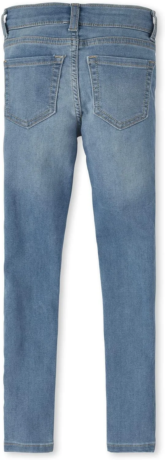 The Children's Place Girls' Stretch Denim Jeggings, 3 Pack