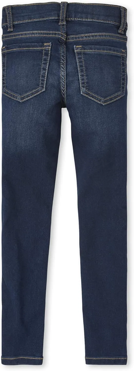 The Children's Place Girls' Stretch Denim Jeggings, 3 Pack