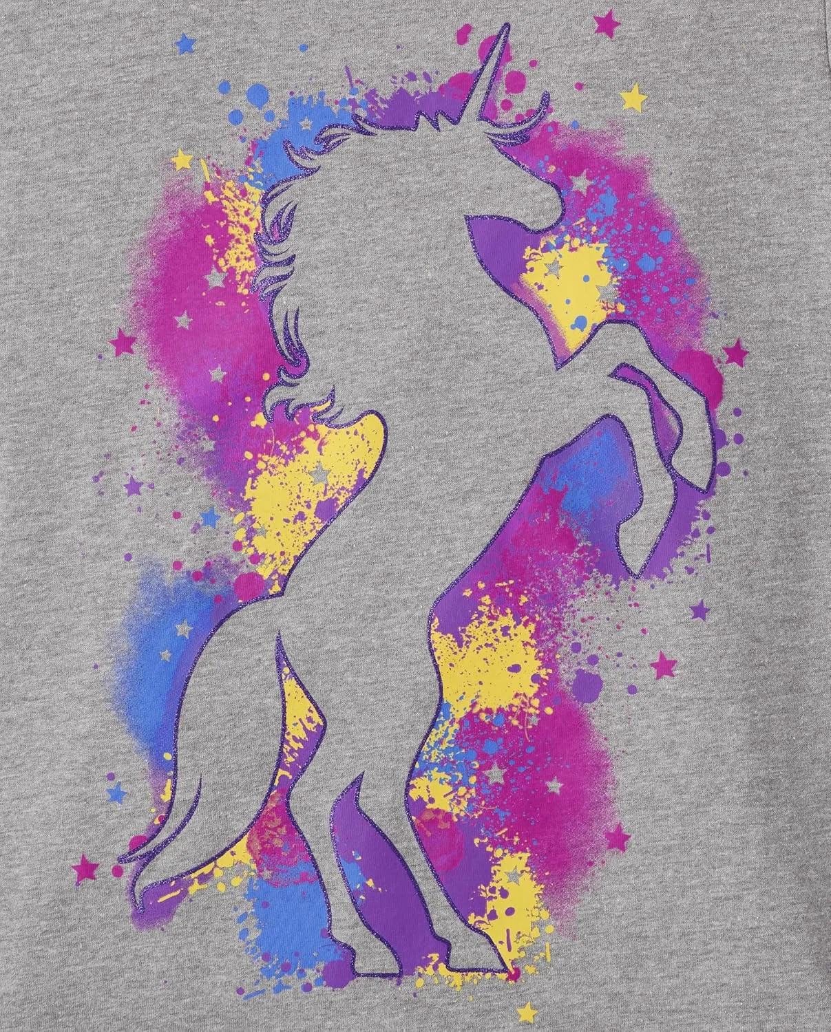 The Children's Place Girls' Unicorn Short Sleeve Graphic T-Shirts, Multipack
