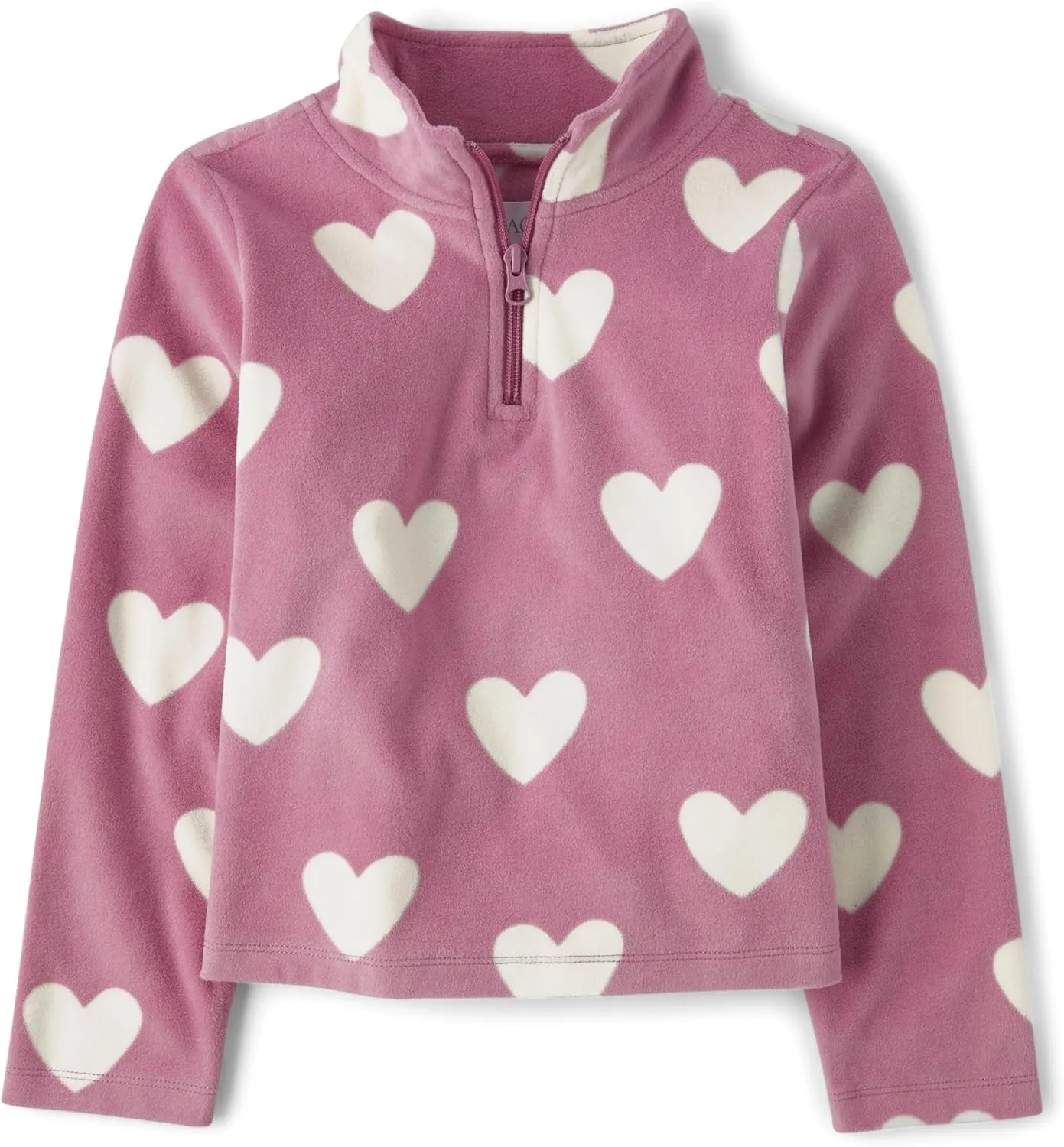 The Children's Place Girls' Warm Fleece Quarter Zip Pullover