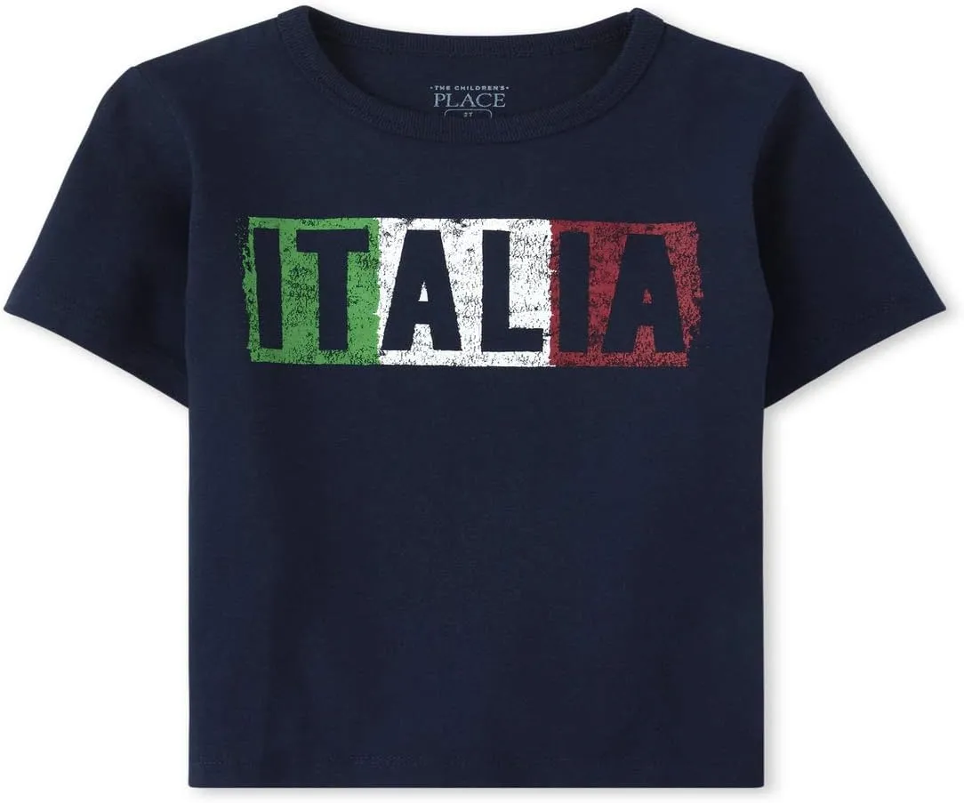 The Children's Place Toddler Boys Short Sleeve Graphic T-Shirt