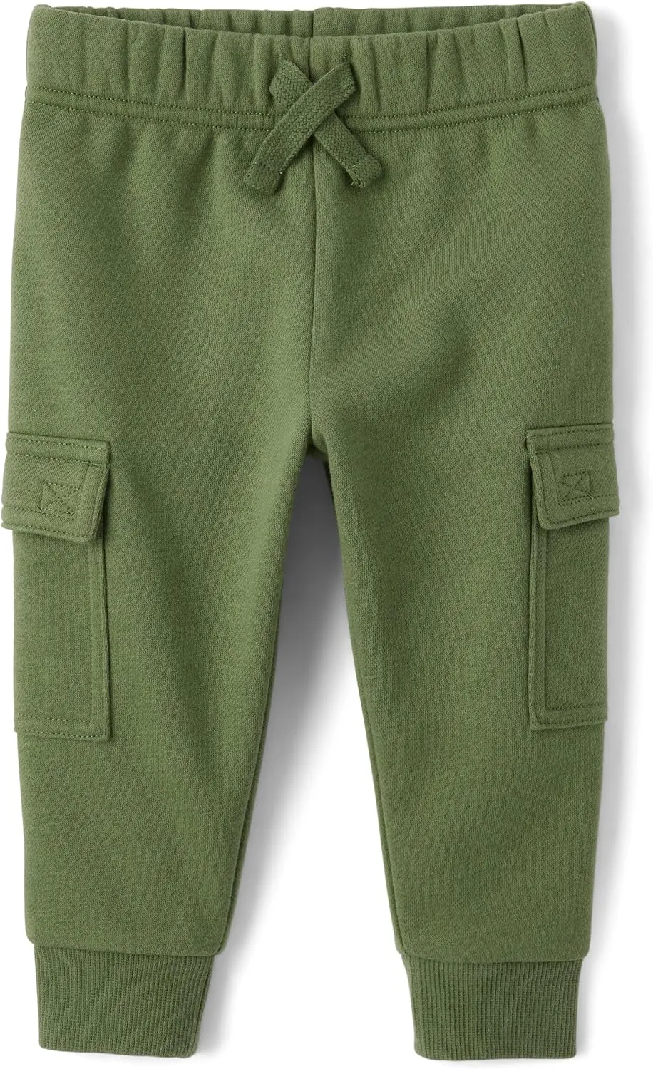 The Children's Place,Baby Boys,and Toddler Fleece Jogger Pants,Olive Cargo,3 Years