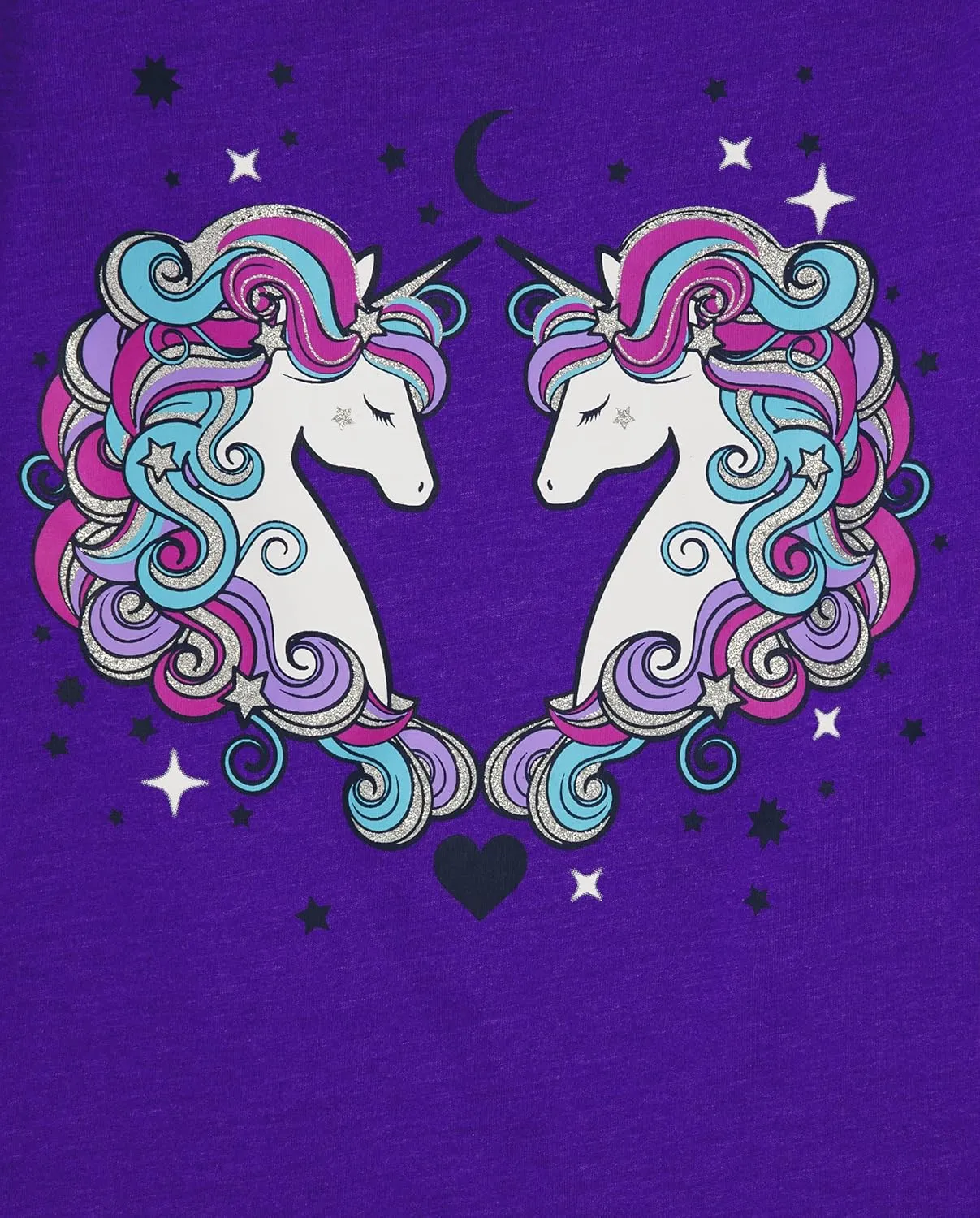 The Children's Place,Long Sleeve Graphic T-Shirt 3-Pack,Unicorn/Unicorn/Unicorn in Space,Small (5/6)