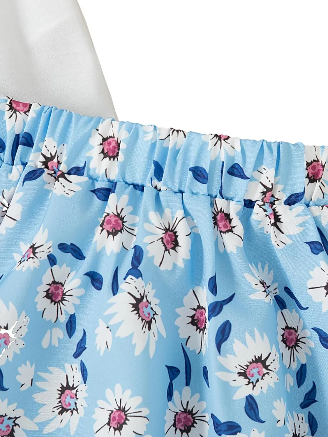 Toddler Girl Clothes Printed Short Sleeve Top Shirt and Skirt 2 Piece Outfits Kids Clothing Set