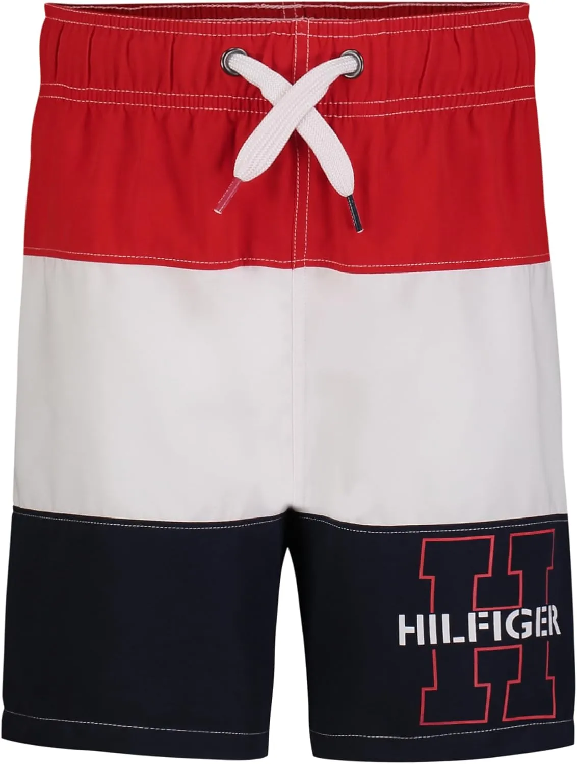 Tommy Hilfiger Boy's Swim Trunks With Upf 50  Sun Protection