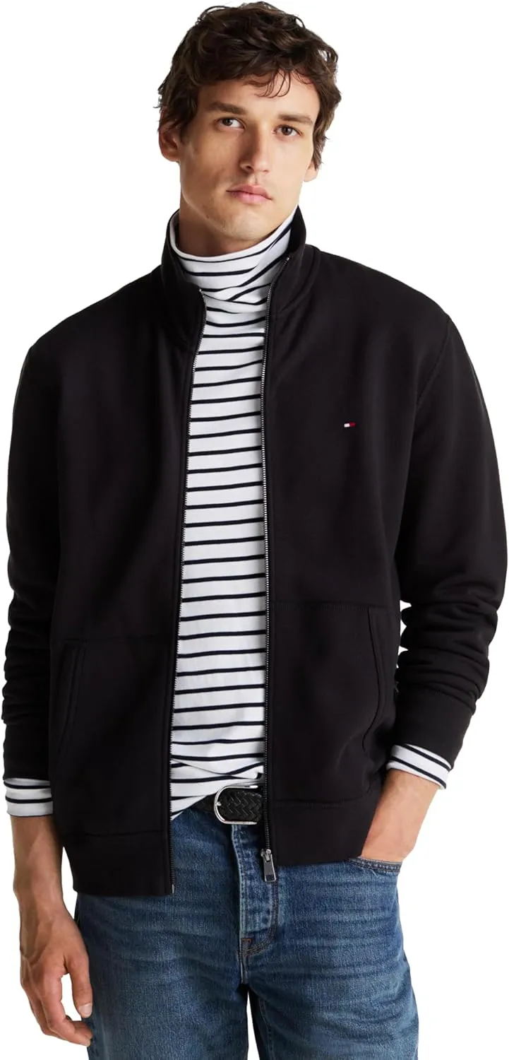 Tommy Hilfiger Men's Medium Weight Fleece Full Zip Up Sweatshirt