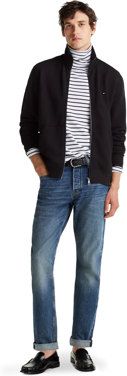 Tommy Hilfiger Men's Medium Weight Fleece Full Zip Up Sweatshirt