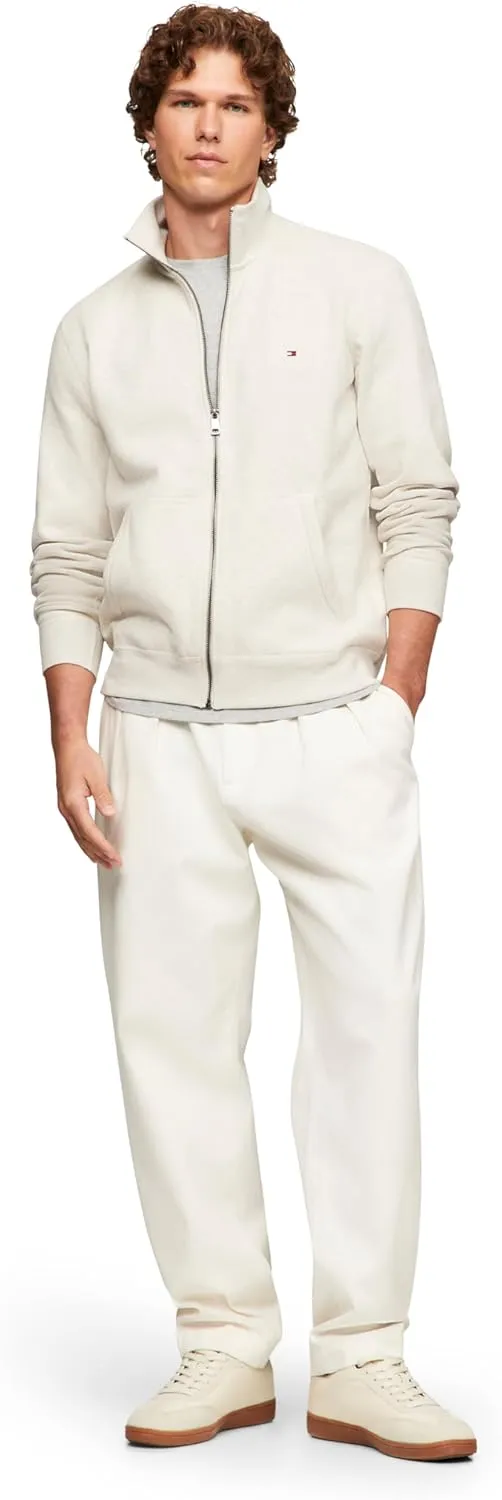 Tommy Hilfiger Men's Medium Weight Fleece Full Zip Up Sweatshirt