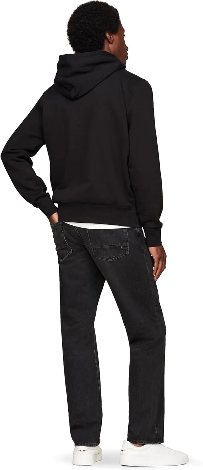 Tommy Hilfiger Men's Medium Weight Solid Fleece Hoodie Sweatshirt, Also Available in Big & Tall