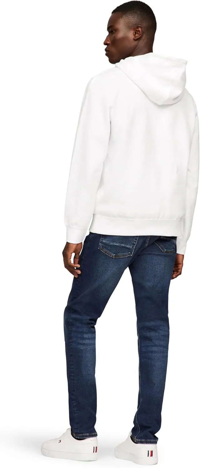 Tommy Hilfiger Men's Medium Weight Solid Fleece Hoodie Sweatshirt, Also Available in Big & Tall