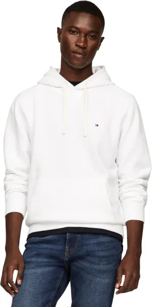 Tommy Hilfiger Men's Medium Weight Solid Fleece Hoodie Sweatshirt, Also Available in Big & Tall