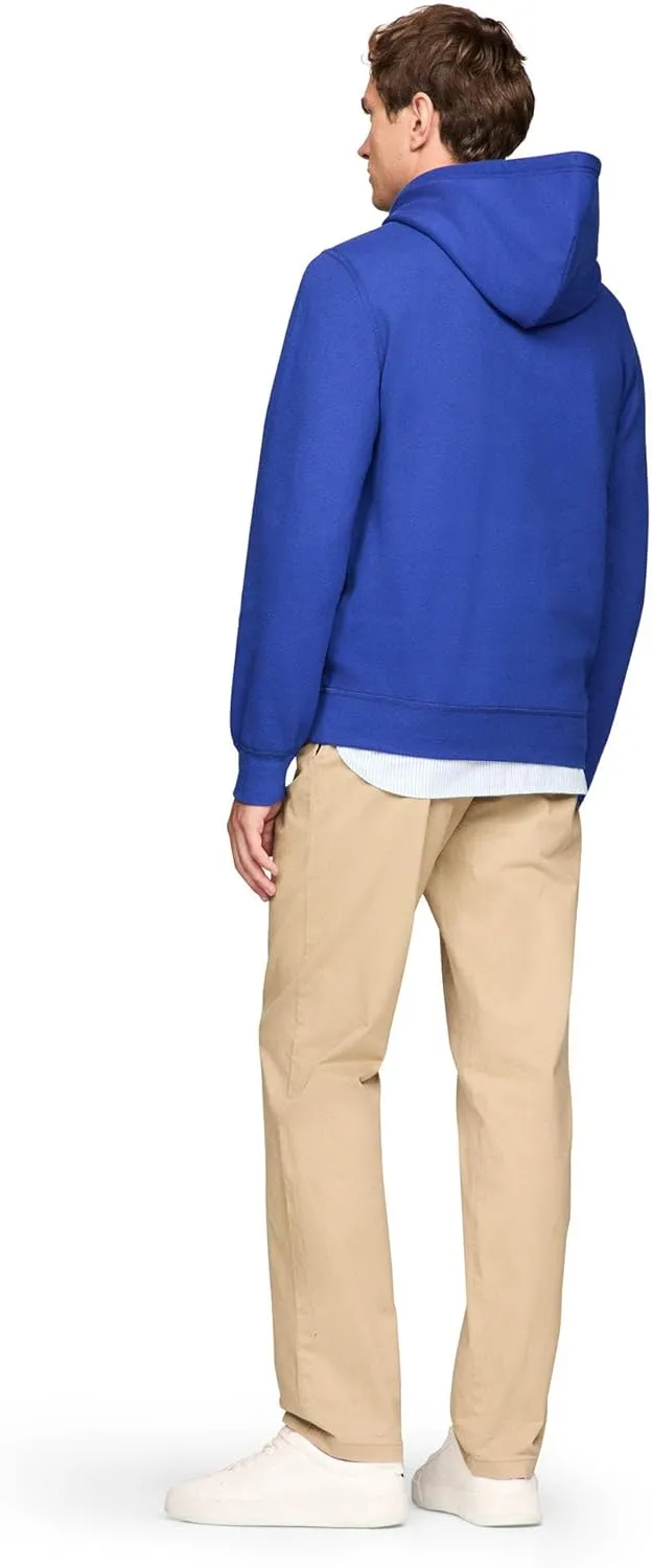Tommy Hilfiger Men's Medium Weight Solid Fleece Hoodie Sweatshirt, Also Available in Big & Tall