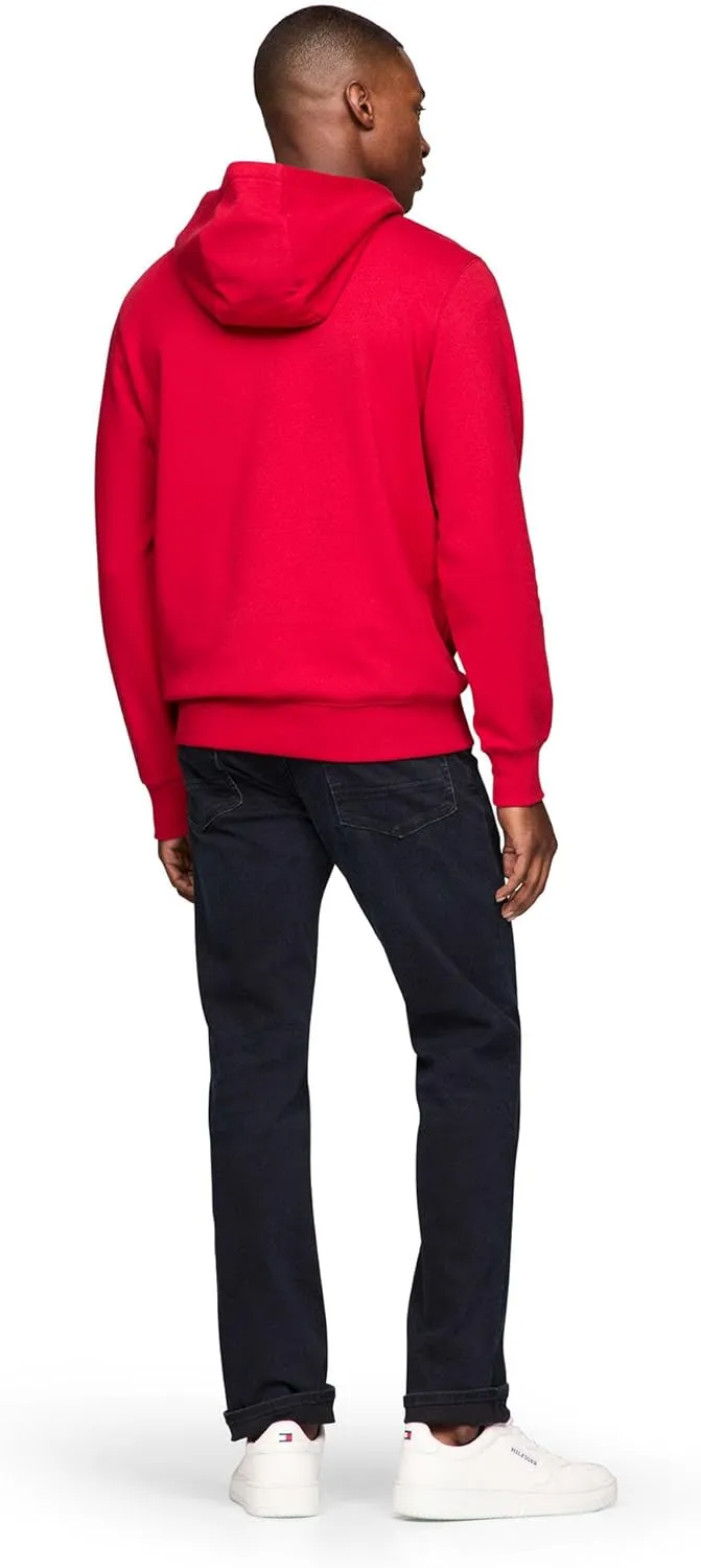 Tommy Hilfiger Men's Medium Weight Solid Fleece Hoodie Sweatshirt, Also Available in Big & Tall