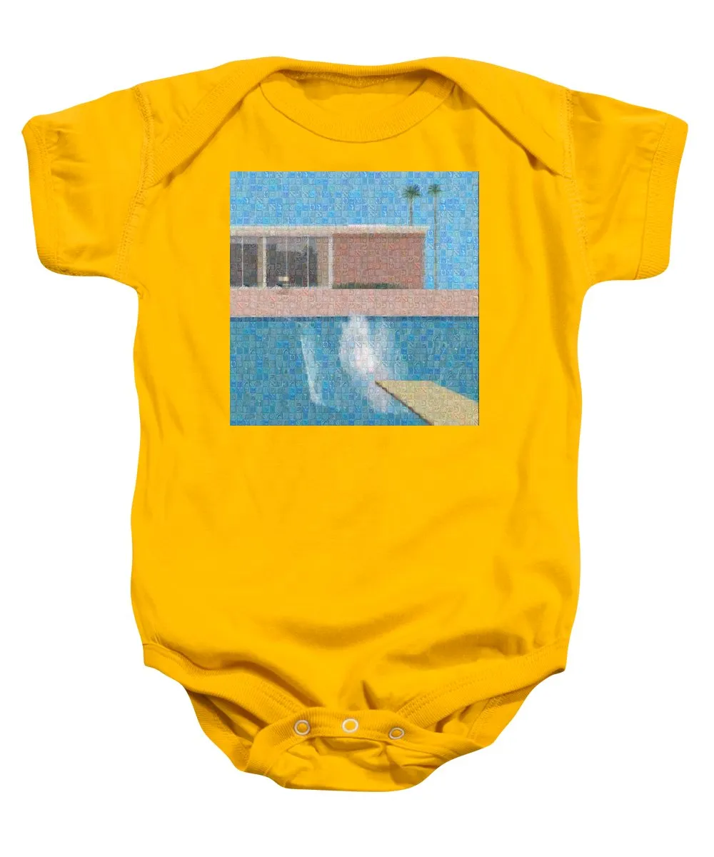 Tribute to Hockney - Baby Onesie