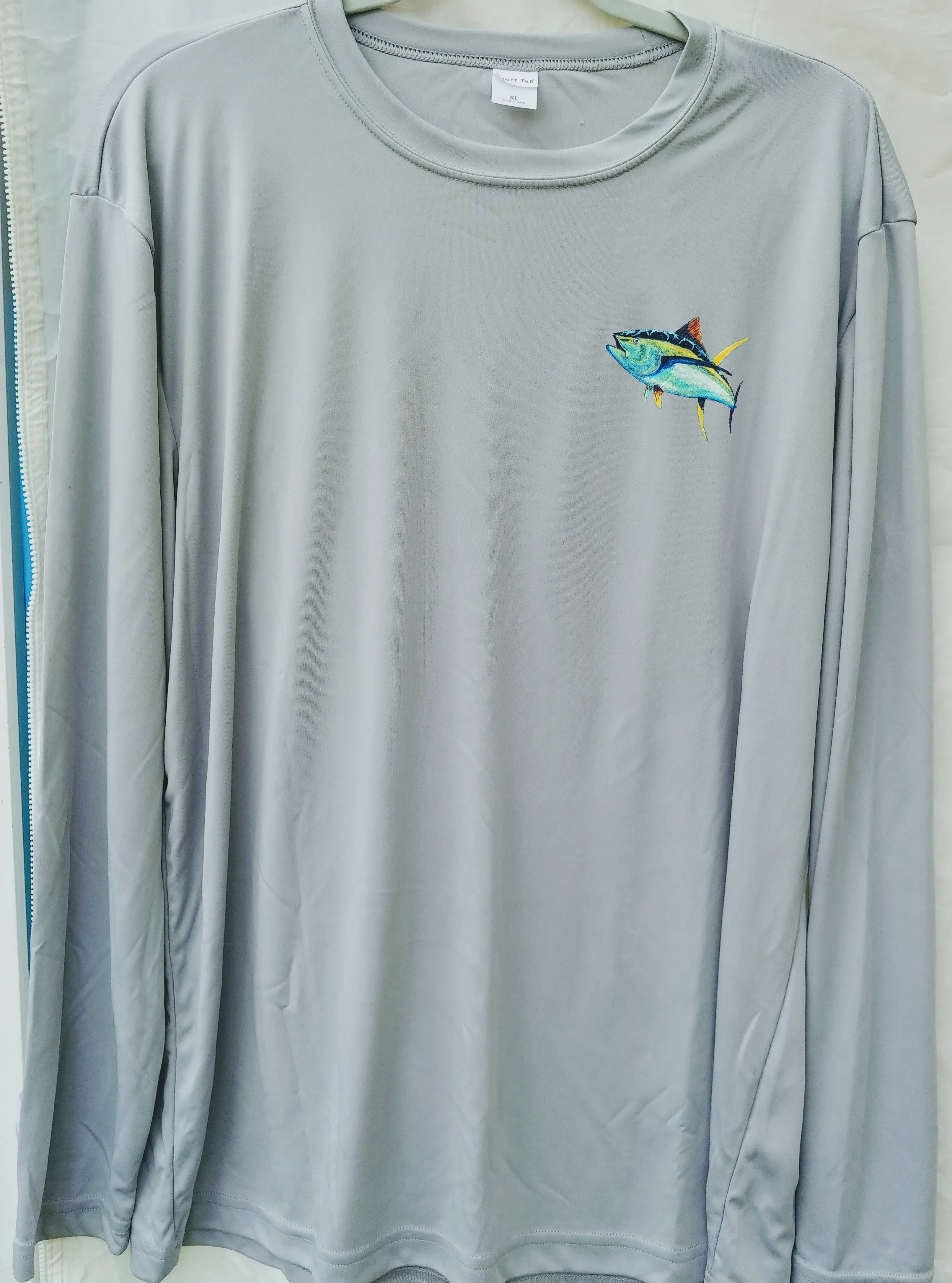 Tuna Long Sleeve Quick Dry Crewneck T-Shirt