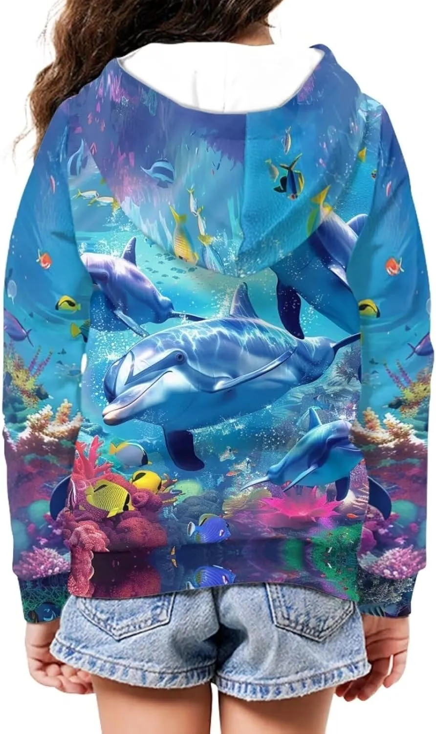 Upetstory Girls Boys Fashion Hoodies Sweatshirts Full Zip Up for Kids Clothing
