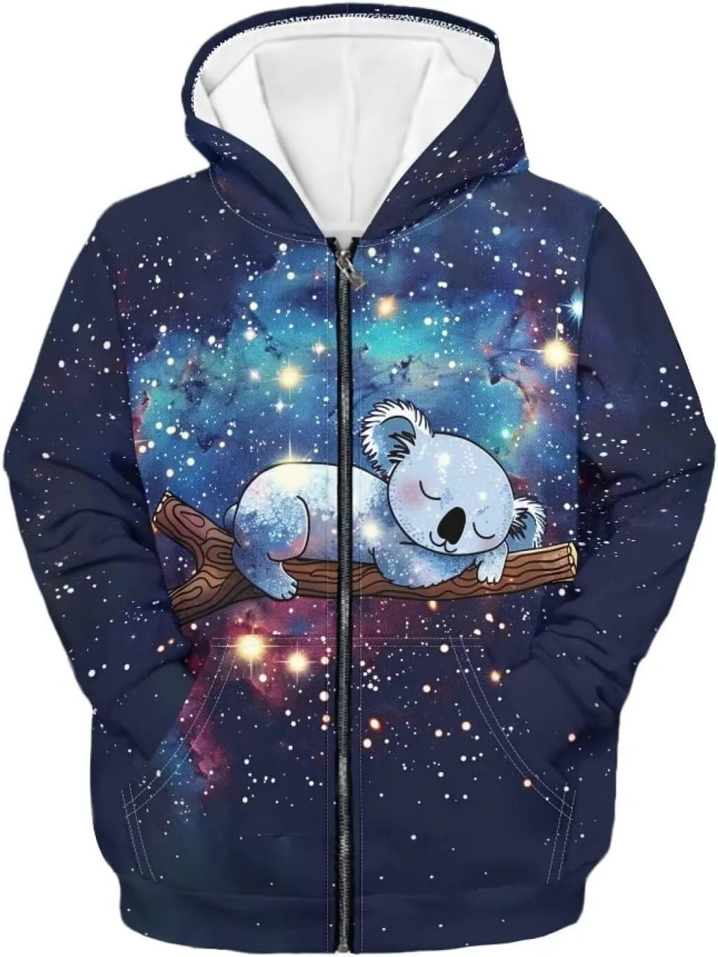 Upetstory Girls Boys Fashion Hoodies Sweatshirts Full Zip Up for Kids Clothing