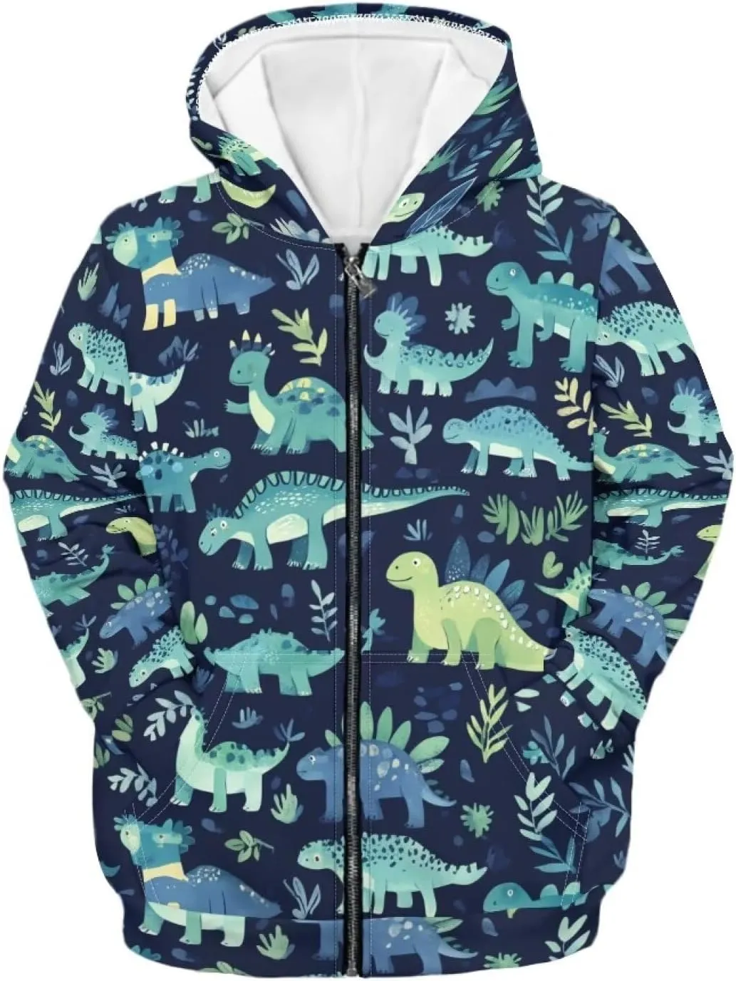 Upetstory Girls Boys Fashion Hoodies Sweatshirts Full Zip Up for Kids Clothing