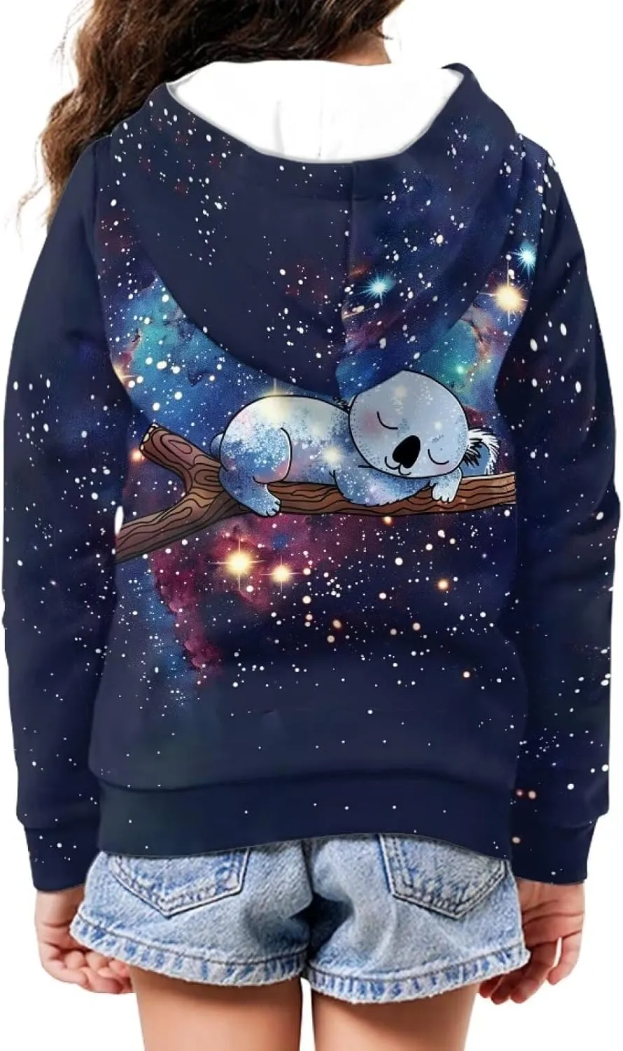 Upetstory Girls Boys Fashion Hoodies Sweatshirts Full Zip Up for Kids Clothing