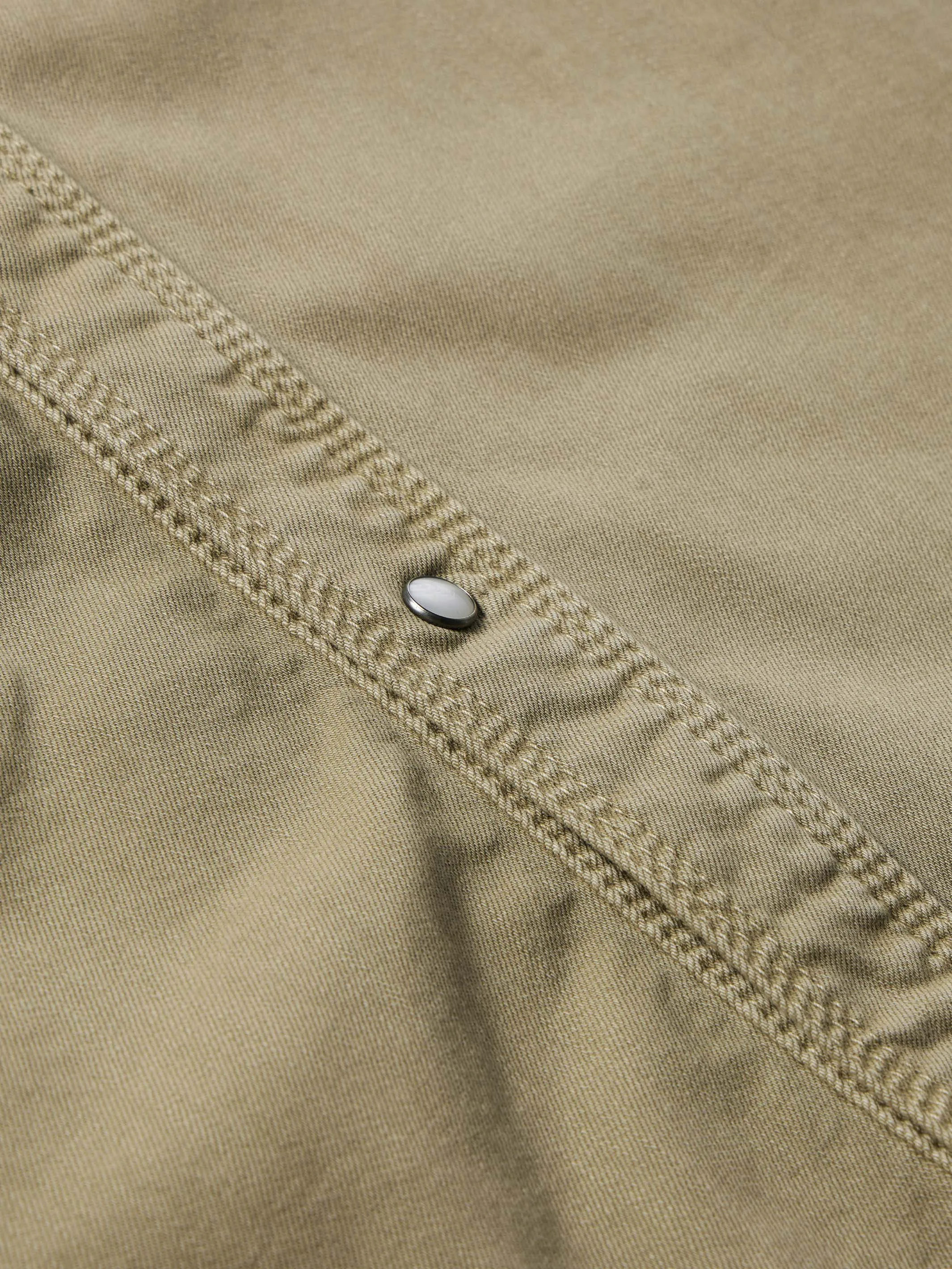 Western Denim Snap Shirt