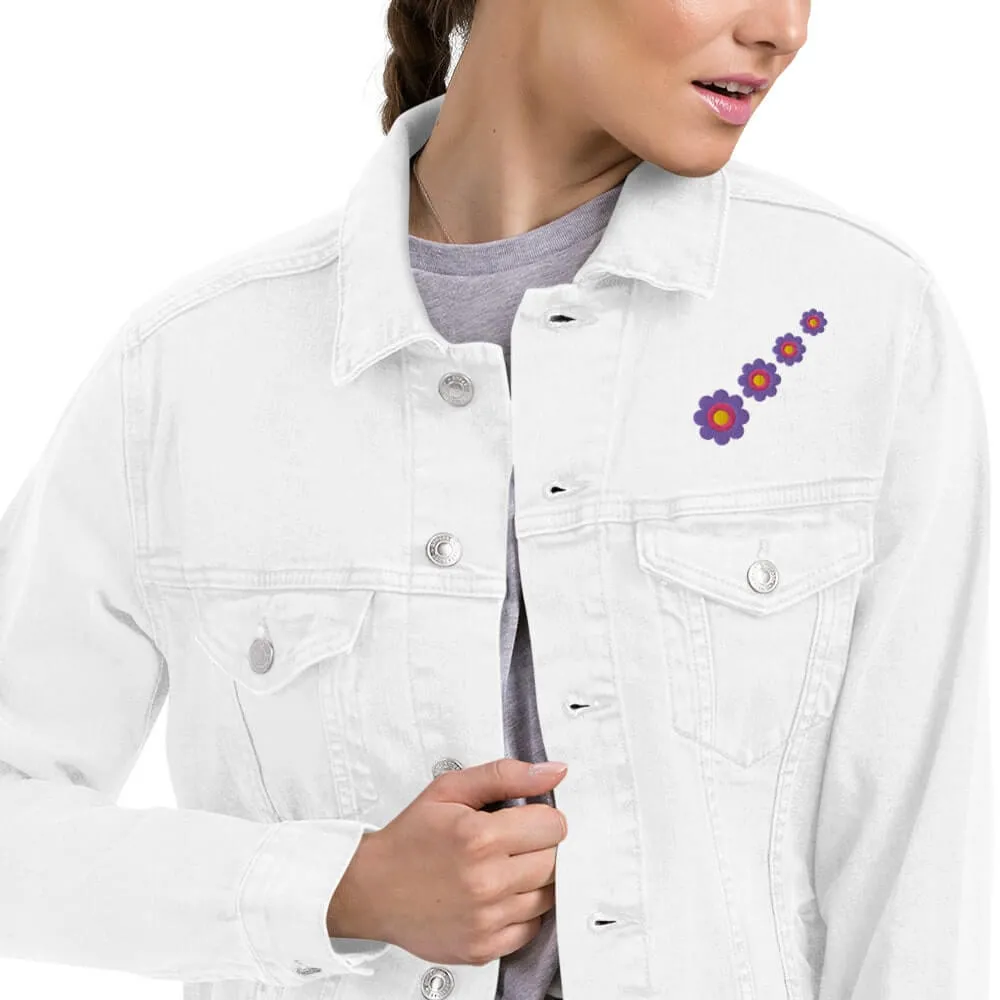 White Jean Jacket (Threadfast Apparel 370J)