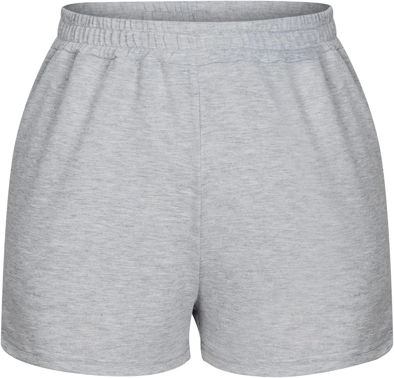 Women's Athletic Fit Terry Shorts Loose Comfy Yoga Jogger Sweat Cotton Shorts Pant High Waist Running Lounge Shorts