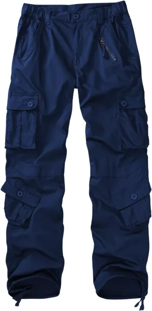 Women's Cargo Pants Quick Dry Casual Military Army Camo Combat Work Casual Pants with Pockets