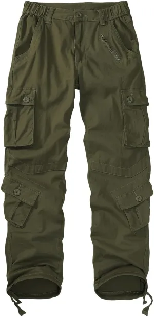Women's Cargo Pants Quick Dry Casual Military Army Camo Combat Work Casual Pants with Pockets
