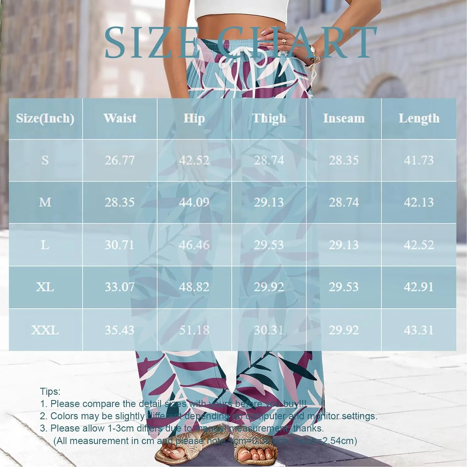 Women's Pants Wide Leg High Waisted Linen Pants Drawstring Palazzo Lounge Pant Summer Beach Vacation Trousers