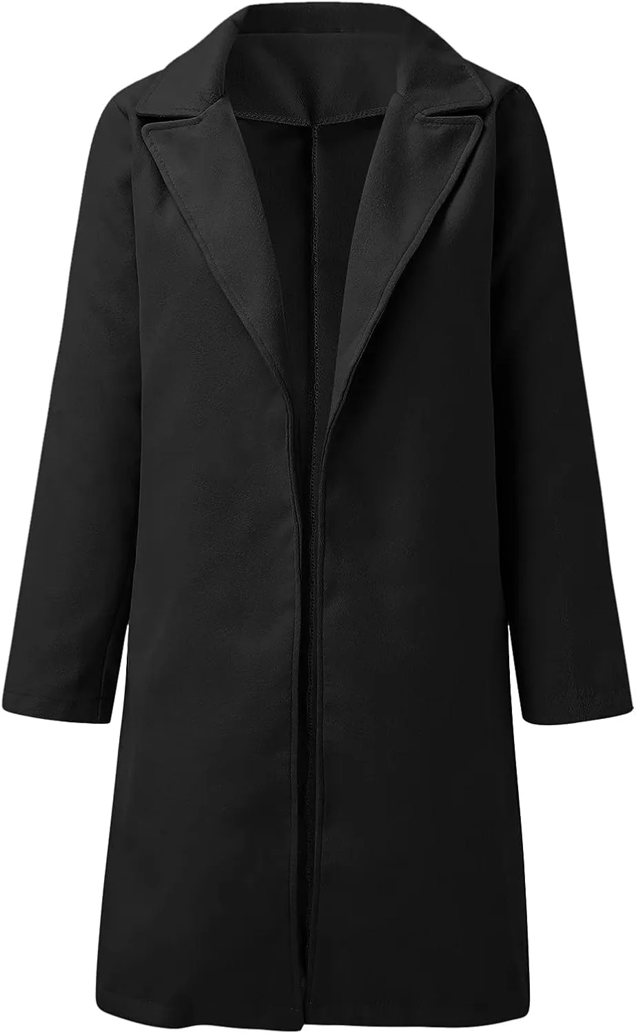 Womens Pea Coats Button Up Wool Coats Tweed Jacket Plus Size Y2K Cardigan Fall Winter Long Sleeve Coat Warm Outfits