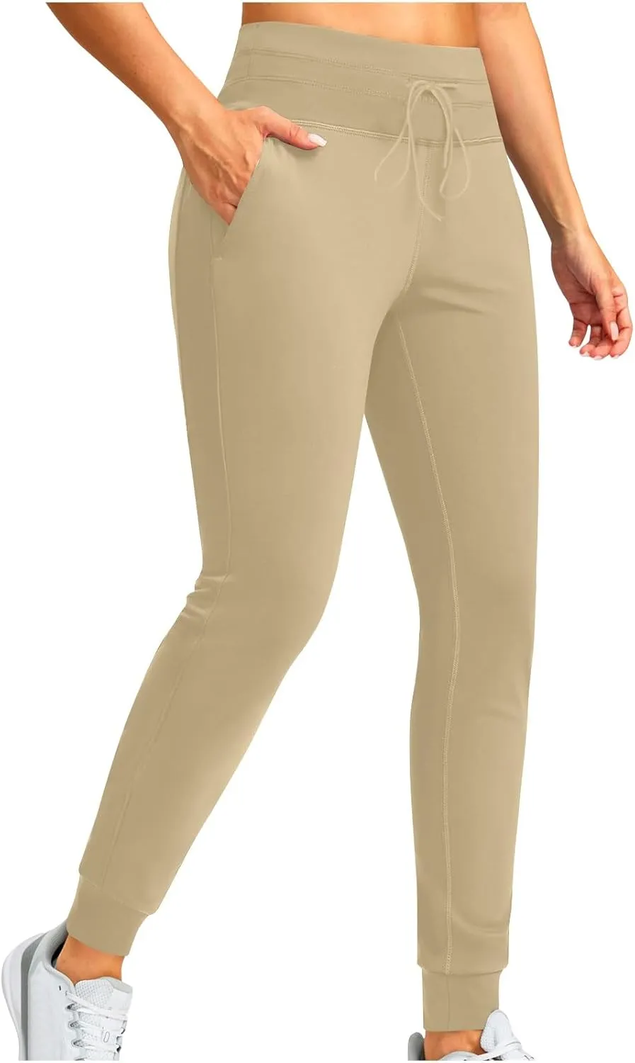 Women's Sherpa Fleece Lined Joggers Running Hiking Thermal Sweat Pants Winter Warm Gym Athletic Ski Lounge Trousers